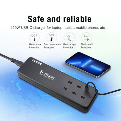 120W USB C Charging Hub