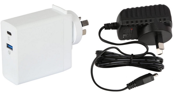 micro usb charger and usb-c charger